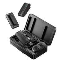 Microfone Sem Fio Ulanzi A100 Usb C Lapela Android Preto
