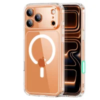 Capa Capinha Mag Safe Premium Para Iphone 17 Pro Max Transparente Capa Capinha Mag Safe Premium Para Iphone 17 Pro Max Transparente