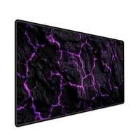 Mouse Pad Gamer Speed Extra Grande Desk Pad Profissional Premium Com Borda Costurada 80x40 - Terra Roxa