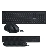 Kit Teclado E Mouse Intelbras Csi50 Sem Fio Preto - 15 Unidades Kit Teclado E Mouse Intelbras Csi50 Sem Fio Preto - 15 Unidades