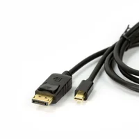 Cabo Mini Displayport Para Displayport Preto