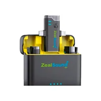 Microfone Duplo De Lapela Sem Fio Zealsound. Microfone Duplo De Lapela Sem Fio Zealsound.