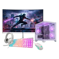 Computador Gamer Completo Ryzen 5 5600g 32gb Ram SSD 512gbtela 23 Gabinete Aquario