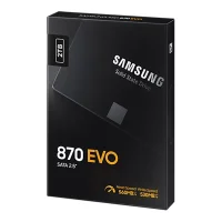 SSD Samsung 870 EVO, 2TB, SATA 2.5', Leitura 560MB/s - MZ-77E2T0B/AM.