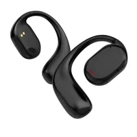 Fone De Orelha Preto Condução Óssea Sem Fio Premium Para Rua