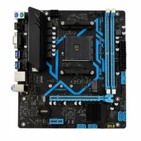Placa Mãe Aitek Amd A520 Am4 Ryzen 3000 4000 5000 Ddr4 64gb M.2 Nvme HDMI Vga Lan Gigabit Micro-atx