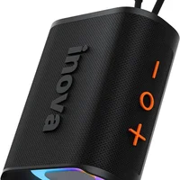 Caixa De Som, Go-4 Pro, Bluetooth, Portátil,12h De Reprodução, À Prova D'água Ip67, Luzes RGB, Tws/fm/usb/tf(preta)