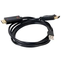 Cabo Adaptador HDMI Para Displayport 4k
