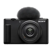 Câmera Fotográfica Sony Zv-1f Ideal Para Vlogs Preta
