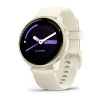 Smartwatch Relógio Garmin Vívoactive 6 Monitor Cardíaco De Pulso Com Gps Bege 42mm