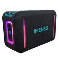 Caixa De Som Imenso X55 Bluetooth RGB 40w Recarregável