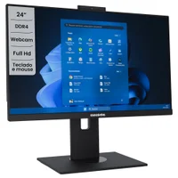 Computador All In One Concórdia Core i7 13700 8GB Ddr4 SSD 480GB 23.8'' Full Hd Webcam Wifi WINDOWS 11 Home Preto