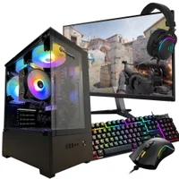 PC Gamer Completo Free Fire Studiopc Ryzen 3200g, 8GB Ram, SSD 240GB, Fonte 500w, Monitor LED, Fone Headset, Teclado, Mouse E Mousepad Gamer - 8965692