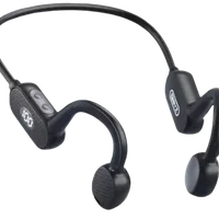 Fone de Ouvido Esportivo sem Fio Condução Óssea Bluetooth 5.0 Cor Preto