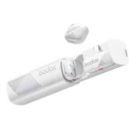 Microfone Sem Fio Godox Cube Sc Usb C Lapela 2.4ghz Branco