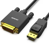 Cabo Displayport Para Dvi 3m Benfei 1080p Macho A Macho