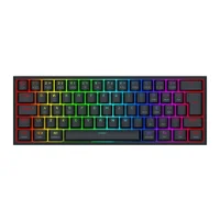 Teclado Mecânico Redragon Alcor, RGB, Abnt2, Switch Rpc Linear, Tri-mode, Preto Teclado Mecânico Redragon Alcor, RGB, Abnt2, Switch Rpc Linear, Tri-mode, Preto