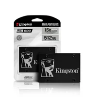 SSD 512gb 2.5 Sata 3 550mb/s Leit - 520mb/s Grav Kc600 Skc600/512g Kingston