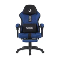 Cadeira Gamer Rise Mode Z11 Até 100kg Azul/preto - Rm-cg-z11-bb