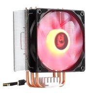 Air Cooler Redragon Buri CC-1055R, LED Vermelho, AMD/Intel, 120mm, Preto - CC-1055R
