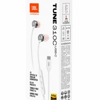 Fone De Ouvido Jbl Tune 310c Usb-c Hi-res Pure Bass Com Microfone Branco Fone De Ouvido Jbl Tune 310c Usb-c Hi-res Pure Bass Com Microfone Branco
