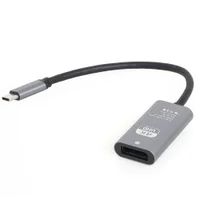 Cabo Adaptador Usb-c Para Displayport Prata Prata