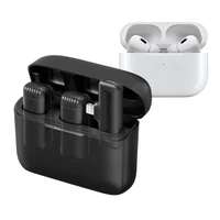 Fone Ouvido Bluetooth Sem Fio + Microfone Lapela Celular Sem Fio Profissional Conector Transmissor:lightning