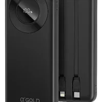 Power Bank Rápido Carregador Portátil 10000mah Com 2 Cabos