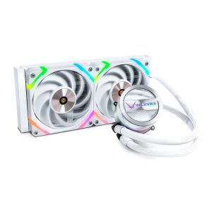 Water Cooler Valkyrie Dragonfang GL240W, RGB, 240mm, Branco, GL-240W-WH