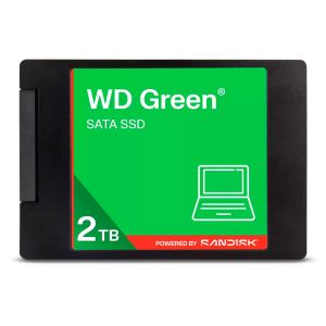 SSD WD Green, 2TB, 2.5, Sata III 6GB/s, Leitura 545MB/s, Gravacao 515MB/s, WDS200T5G0A