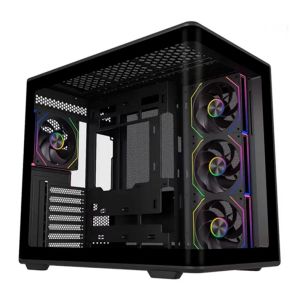 Gabinete Gamer Cooler Master Elite 600, ARGB, Mid-Tower, Com 4 Fans, Preto, E600-KGNN-S01