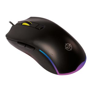OPENBOX Mouse Gamer TGT GM50, Rainbow, 3600DPI, 6 Botoes, Preto, TGT-GM50-BL01