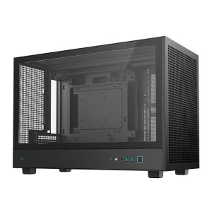Gabinete Gamer Deepcool CH260, Mini-Tower, Lateral de Vidro, Preto, R-CH260-BKNGM0-G-1 Gabinete Gamer Deepcool CH260, Mini-Tower, Lateral de Vidro, Preto, R-CH260-BKNGM0-G-1