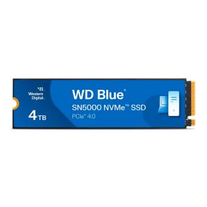 SSD WD Blue SN5000, 4TB, M.2 2280, PCIe NVMe, Leitura 5500MB/s, Gravacao 5000MB/s, WDS400T4B0E SSD WD Blue SN5000, 4TB, M.2 2280, PCIe NVMe, Leitura 5500MB/s, Gravacao 5000MB/s, WDS400T4B0E