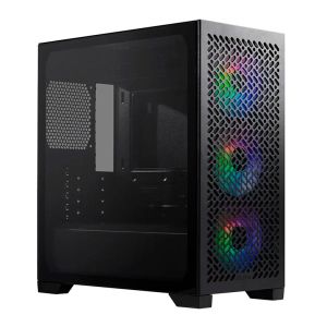 Gabinete Gamer Cooler Master Elite 302, ARGB, Vidro Temperado, Mini Tower, mATX, Com 3 Fans, Preto, E302-KGNN-SAZ Gabinete Gamer Cooler Master Elite 302, ARGB, Vidro Temperado, Mini Tower, mATX, Com 3 Fans, Preto, E302-KGNN-SAZ
