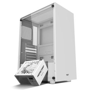 Gabinete Gamer Aigo DarkFlash DK100, Mid-Tower, Branco + Fonte Aigo Darkflash 650W Gabinete Gamer Aigo DarkFlash DK100, Mid-Tower, Branco + Fonte Aigo Darkflash 650W