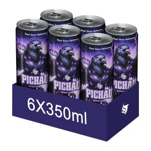 Pack Energetico Pichau Açai Zero, 350ml, Com 6 unidades