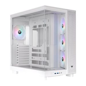 Gabinete Gamer Thermaltake View 380 XL TG, ARGB, Mid-Tower, Lateral De Vidro, Branco, CA-11E-00M6WN- 00