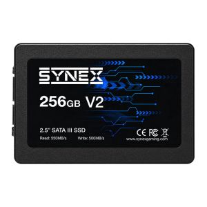 SSD Synex V2, 256GB, SATA III, Leitura 550MB/s, Gravacao 500/MBs, SX-SSD25-256-S3-V2