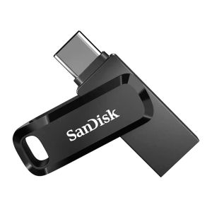 Pen Drive SanDisk Ultra Dual Drive Go, 256GB, USB Tipo-C, Preto, SDDDC3-256G-GAM46