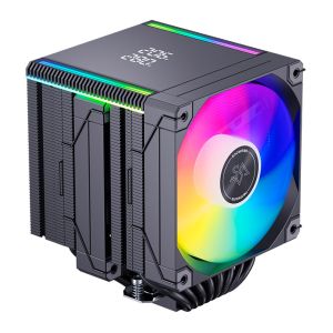 Cooler Para Processador Snowman MT880 V4, ARGB, 2x120mm, Preto, MT880-V4D-BK-ARGB