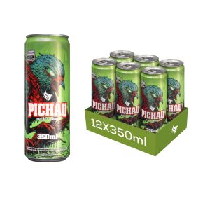 Pack Energetico Pichau Maca Verde, 350ml, Com Acucar, Com 12 unidades Pack Energetico Pichau Maca Verde, 350ml, Com Acucar, Com 12 unidades