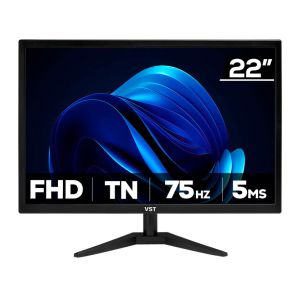 Monitor VST 22, 22 Pol, TN, FHD, 5ms, 75Hz, HDMI/VGA, VST-VST22-BL01