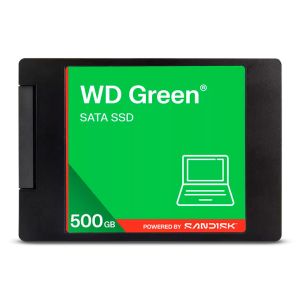 SSD WD Green, 500GB, 2.5, Sata III 6GB/s, Leitura 545MB/s, Gravacao 505MB/s, WDS500G5G0A