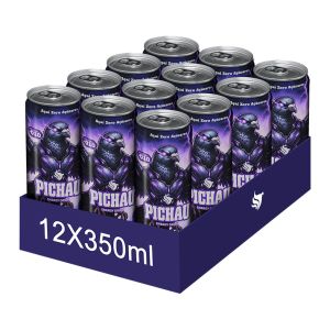 Pack Energetico Pichau Açai Zero, 350ml, Com 12 unidades