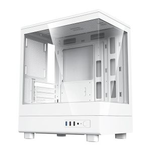 Gabinete Gamer Aigo Darkflash DB330M, Mid-Tower, Lateral de Vidro, Branco, DB330M-WH