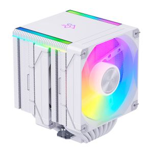 Cooler Para Processador Snowman MT880 V4, ARGB, 2x120mm, Branco, MT880-V4-WH-ARGB
