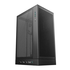 Gabinete Gamer Deepcool CH270 Digital, Mini-Tower, Lateral de Vidro, Preto, R-CH270-BKNDM0-G-1