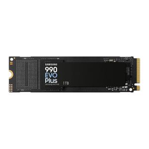 SSD Samsung 990 Evo Plus, 1TB, M.2 2280, PCIe NVMe, Leitura 7150MB/s, Gravacao 6300MB/s, MZ-V9S1T0B-AM