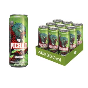 Pack Energetico Pichau Maca Verde, 350ml, Com Acucar, Com 48 unidades Pack Energetico Pichau Maca Verde, 350ml, Com Acucar, Com 48 unidades